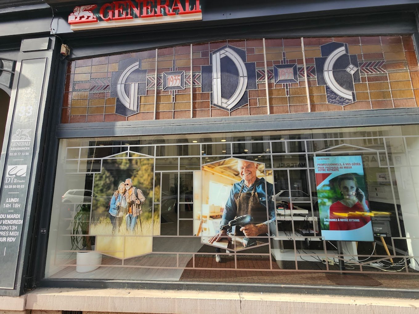 Devanture de Generali